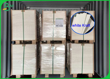 100g 120g Strong Strength Bleached White Kraft Paper For Shoping Bags