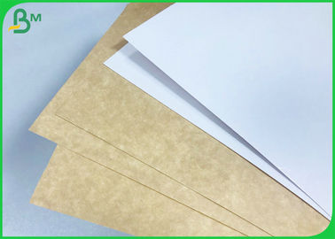 250gsm 270gsm White Top Coated Kraft Paperboard 70 * 100CM Food Grade Sheets