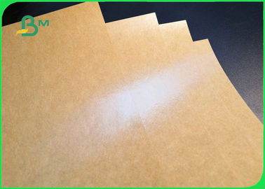 300gsm +15g PE Coated Brown Kraft Paper For Lunch Boxes Food Safe 61 * 86cm