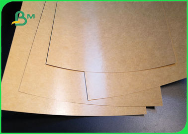 300gsm +15g PE Coated Brown Kraft Paper For Lunch Boxes Food Safe 61 * 86cm