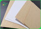 325gsm 365gsm White Face Kraft Back Paper For Cake Box Good Folding Resistance