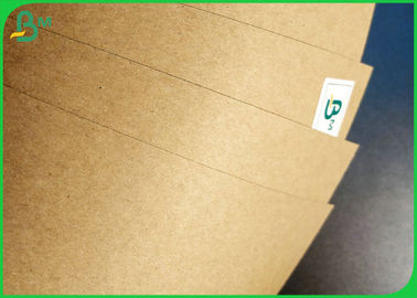 Roll Packing 180gsm Natural Brown Kraft Liner Board For Recycled Package