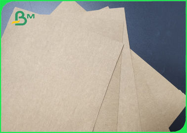 100% Purely Fabric 0.8mm Printed Washed Kraft Paper Sheet For Luggage Durable