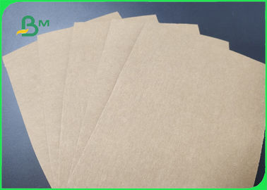 100% Purely Fabric 0.8mm Printed Washed Kraft Paper Sheet For Luggage Durable