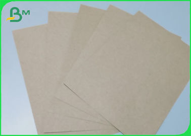 80G 90G Craft Linerboard For Box &amp; Carton Yellow Brown Wood Pulp