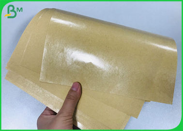 Brown Colour 12gsm Poly Laminated Virgin 80gsm Kraft Paper Rolls For Packaging