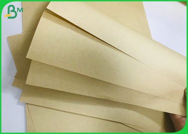 50G 80G Bamboo Pulp Based Eco Unbleached Kraft Liner Paper Roll For Envelope Bag