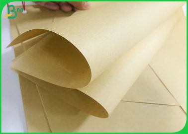 50G 80G Bamboo Pulp Based Eco Unbleached Kraft Liner Paper Roll For Envelope Bag