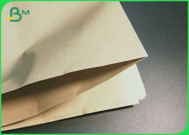 Recylabed Unbleached Brown Kraft Paper Roll 65gsm 110gsm 120gsm 30&quot; 48&quot;