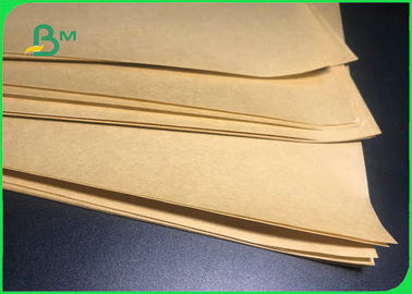 40gr - 70gr Natural Clean Yellow Kraft Paper Roll For Food Packing Bag