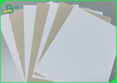 White With Gray Back Duplex Paper Recycled Pulp 200g 300g 400g