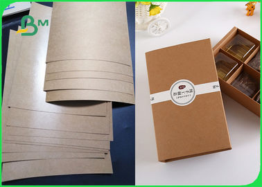 Fast Food Wrapping 270 GSM Kraft Paper PE Coated Brown Paper Rolls