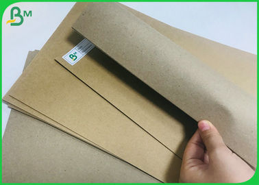 80gsm 140gsm Recycled Wood Pulp Unbleached Kraft Paper Roll For Wrapping