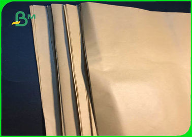 100% Safe Natural Bamboo Kraft Paper 40gsm 50gsm For Food Packages