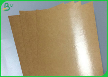 1 Side Coated PE Laminated Kraft Liner Board For Takeaway Box Making