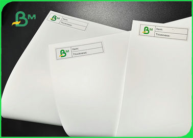 80um 120um Matte PP Waterproof Paper For Label 24'' x 30m Instant Dry