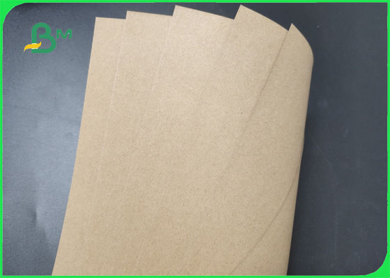 Wood Pulp 160gsm 200gsm Kraft Paper Roll For Stationery Folding Resistance