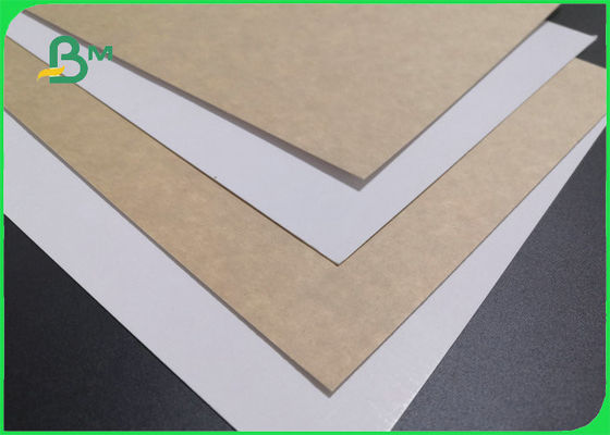 250gsm CKB White Coated Kraft Back Board For Food Packaging Hard Stiffness