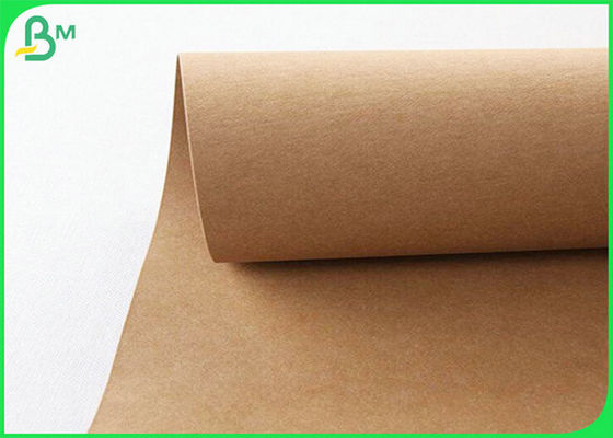 Washable Kraftpaper Roll 0.55mm Abrasion Resistance For Home Storage Bag