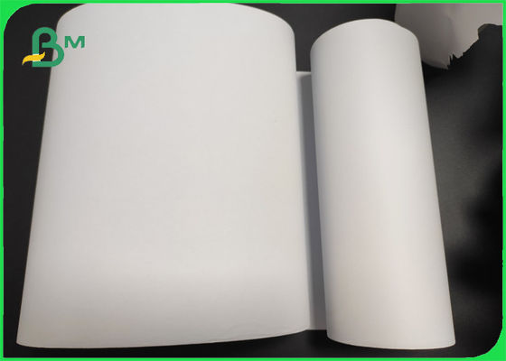 36 X 500ft Recyclable 80gsm White Plotter Paper For Architecture and Engineering