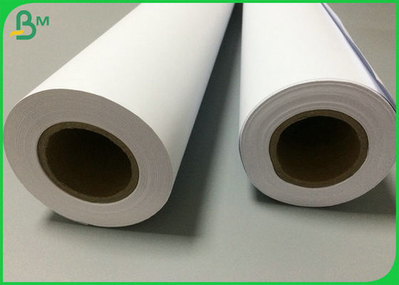 24 Inch 36 Inch White CAD Printing Paper 2inch Core For Architectural Design