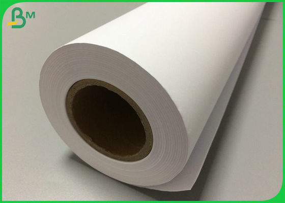 24 Inch 36 Inch White CAD Printing Paper 2inch Core For Architectural Design