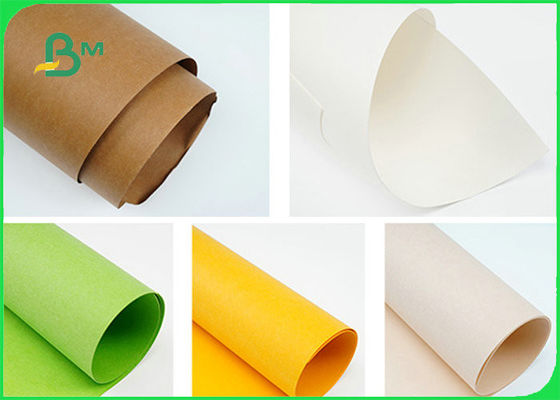 0.55mm Kraft Tex Paper Fabric For Flowerpot Bag 150cm x 110yard Tear Resistant