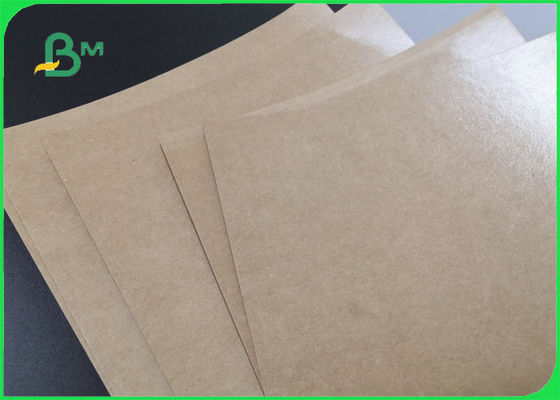 300gsm + 15g PE Coated Brown Kraft Paper For Fried Food Waterproof And Oilproof