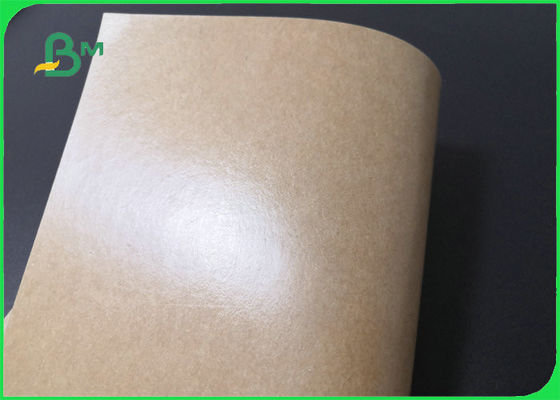 300gsm + 15g PE Coated Brown Kraft Paper For Fried Food Waterproof And Oilproof