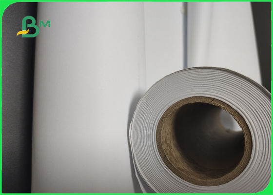 Wood Pulp 914 * 50m CAD Plotter Paper Roll For Inkjet Printing Waterproof