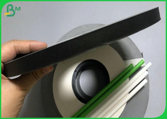 Bottom Paper 13.7mm 14mm Width 120gram Blank White Color Kraft Paper For Straw Tube