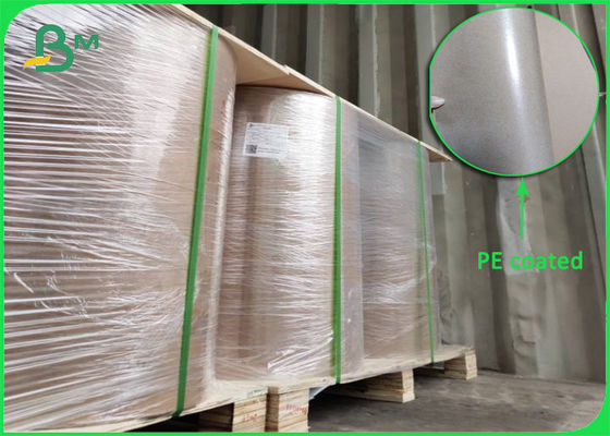 Roll Brown Kraft Paper PE Coated Single Side 80gsm