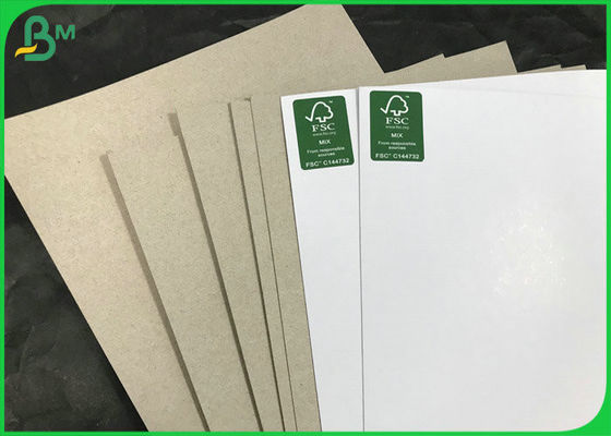 Recycled Pulp White Surface Brown back board 230g 300g Duplex Packaging Paper