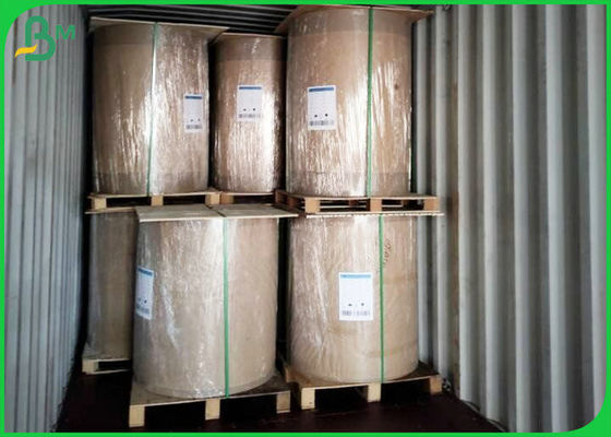 Brown Packaging Kraft paper High Abrasion Resistance As Packing Flower Material