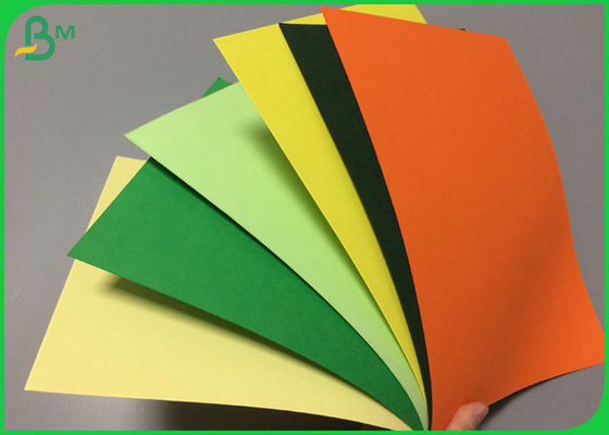 Smooth Surface 180g 220g Red Green Yellow Bristol Card For Greeting Card Making