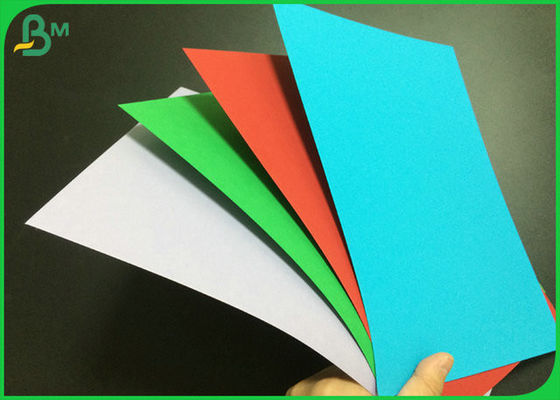 Smooth Surface 180g 220g Red Green Yellow Bristol Card For Greeting Card Making