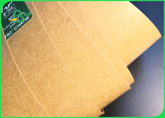 Food Grade 300gsm + 15g PE Brown Recyclable Paper For Snack Boxes Waterproof