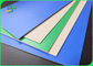 1mm 1.2mm Green / Blue Covered Grey Paperboard For File Folders Laminated