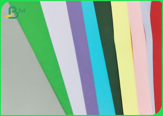 500MM * 700MM Blue Red Green Bristol Paper Board For Decoration 220GSM 250GSM