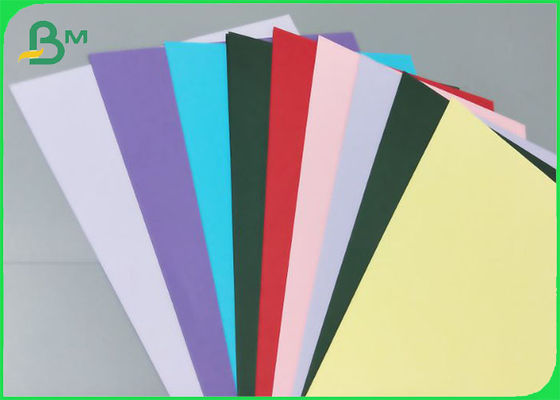 500MM * 700MM Blue Red Green Bristol Paper Board For Decoration 220GSM 250GSM