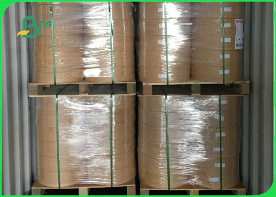 60gsm 120gsm Food Grade Kraft Paper For Drinking Straw 14MM 15MM Slitted