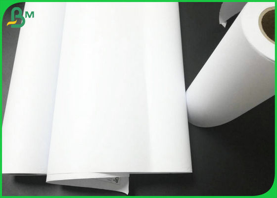 Eco - Friendly White Plotter Marker Paper With 60 Inch 70 Inch 80 Inch Width