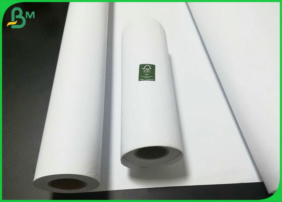 Eco - Friendly White Plotter Marker Paper With 60 Inch 70 Inch 80 Inch Width