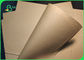 Non - toxic Food Grade 80gsm Brown Kraft Paper For Packing High Stiffness