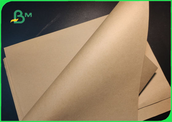 Wood Pulp 40gsm 50gsm Brown Kraft Paper For Shopping Bag Tear Resistance