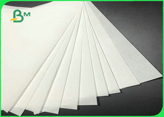 40gsm 50gsm 60gsm + 10g Nontoxic PE Film White Craft Paper For Cookie Packaging