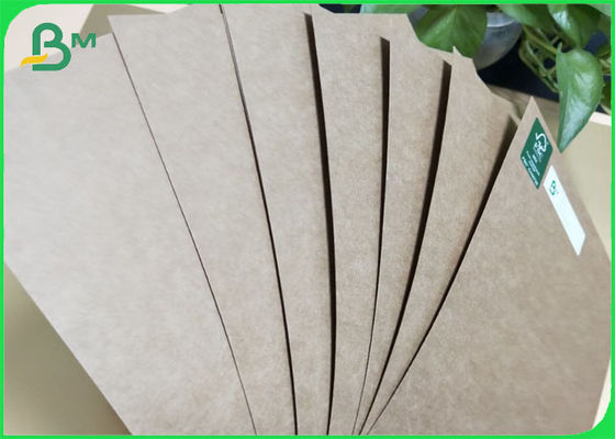 Wood Pulp 300g 350g Brown Kraft Paper Board Making packing Box Custom Size