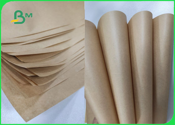 Natural Recycled Kraft Wrapping Paper 50gsm Superior Tear Resistance