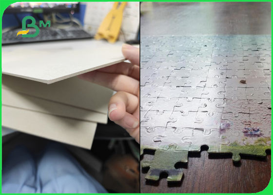 400 / 450gsm Jigsaw Puzzle Board Grey Color Food Grade & safe