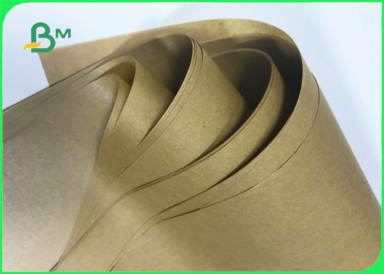 Environmental 40gsm 60gsm Brown Kraft Paper For Food Packing Bags